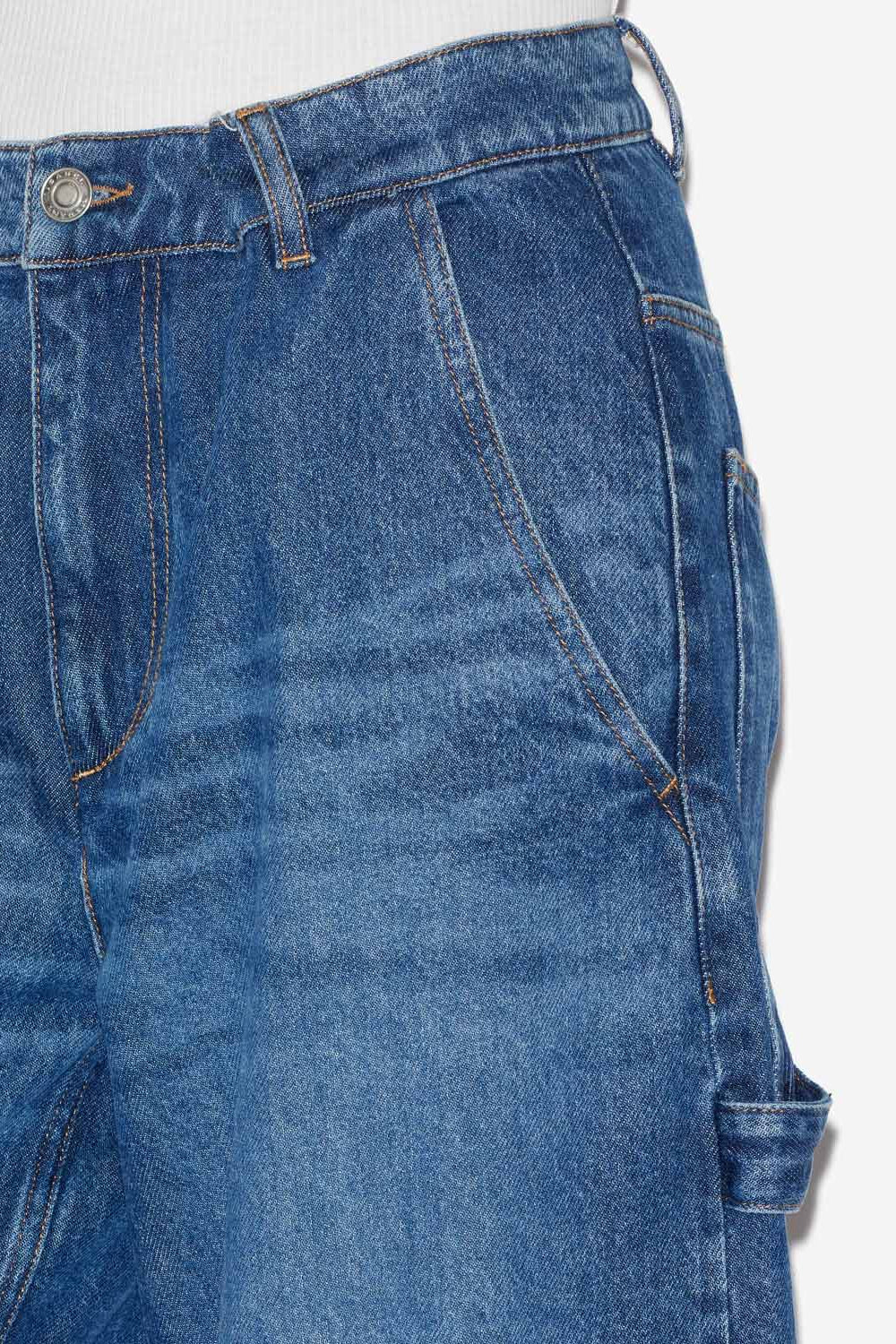 Jean ample en denim solene - Bleu - Woman - 3