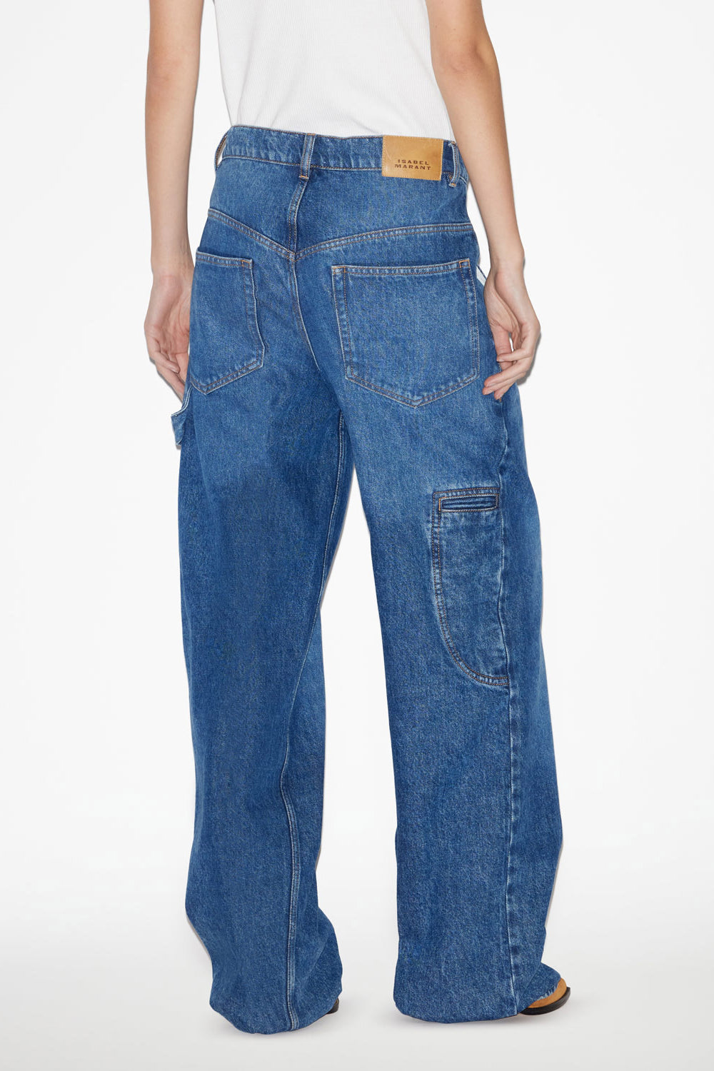 Jean ample en denim solene - Bleu - Woman - 5