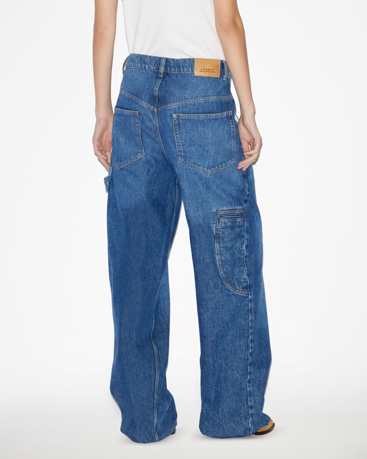 Lockere jeans aus denim solene - Blau - Woman - 4