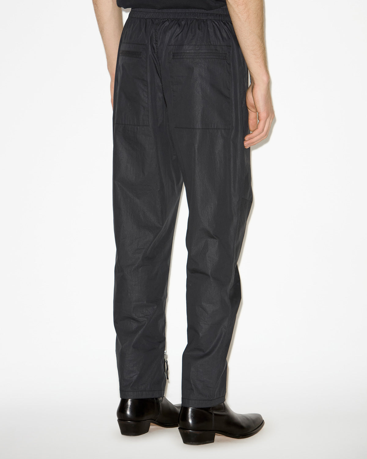 Yilsen pants with zippers - Black - Man - 4