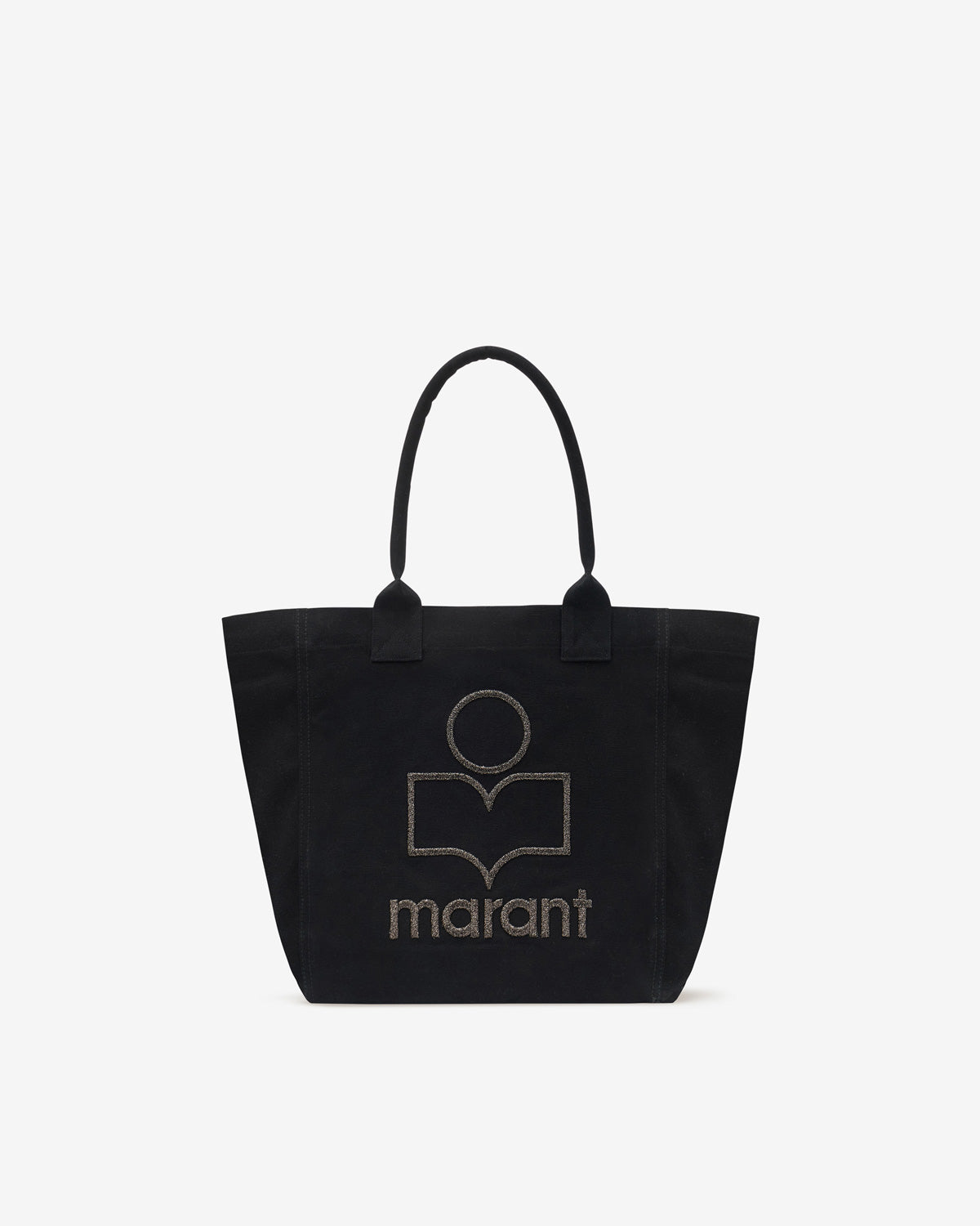 Small yenky cotton bag with logo - Black - Woman - 1