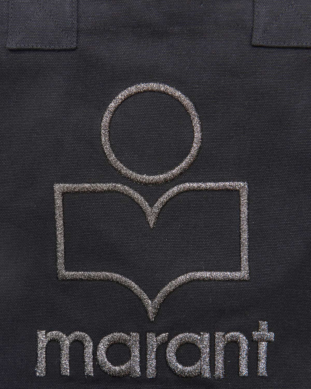 Small yenky cotton bag with logo - Black - Woman - 3