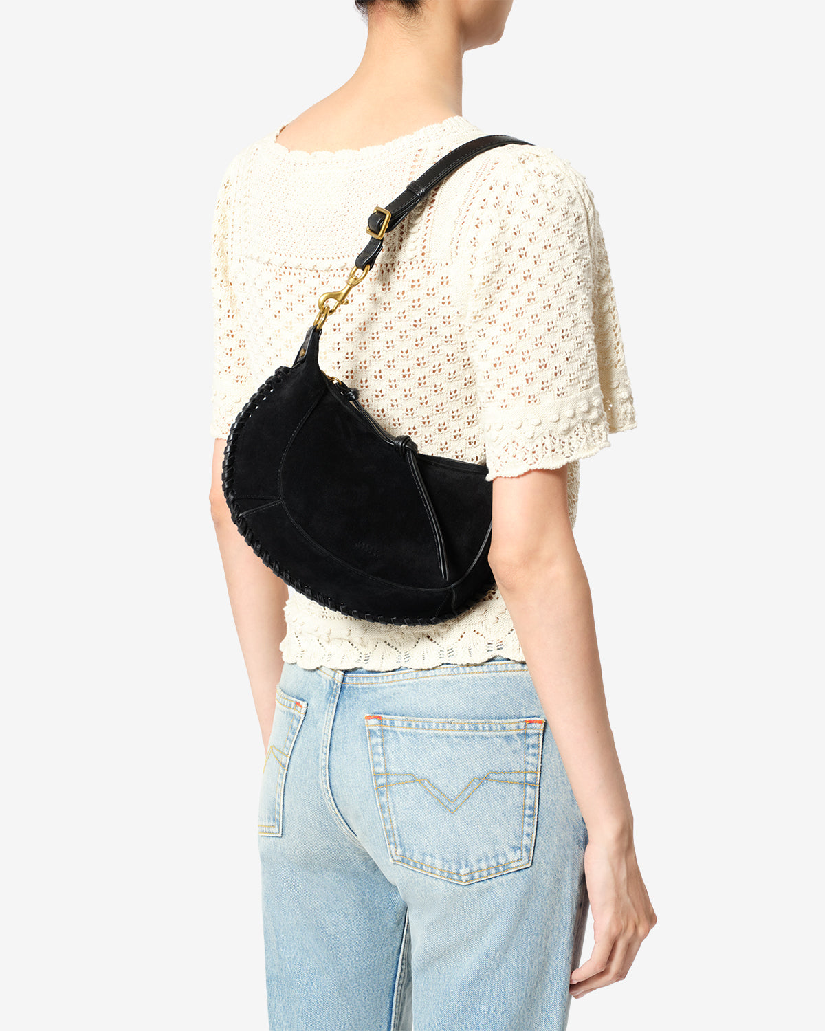 バッグ 00s archive shoulder bag sullen moon Oskan Moon bag Woman black | ISABEL MARANT Official online store