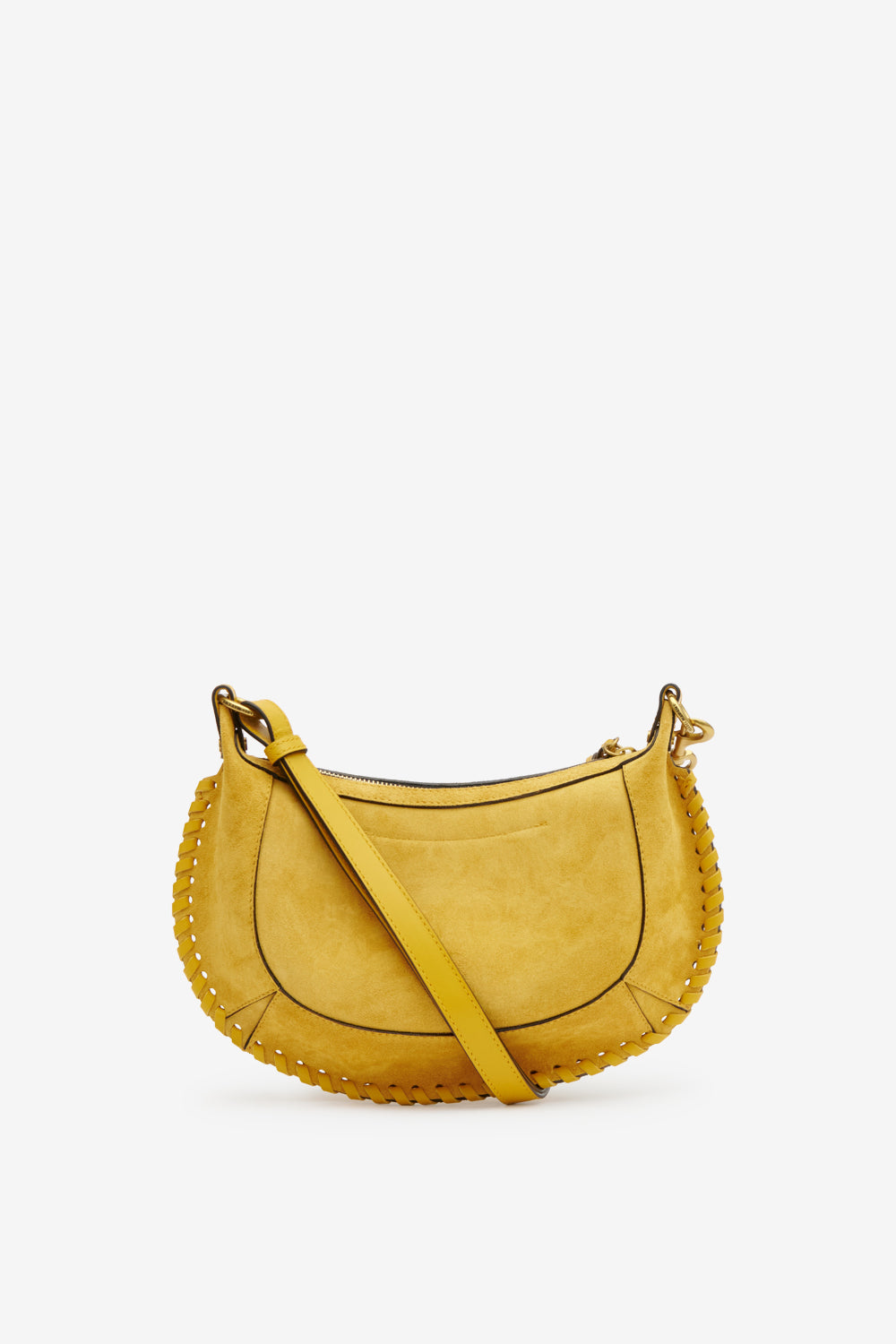 Borsetta oskan moon in pelle di vitello scamosciata intrecciata - Saffron - Woman - 3