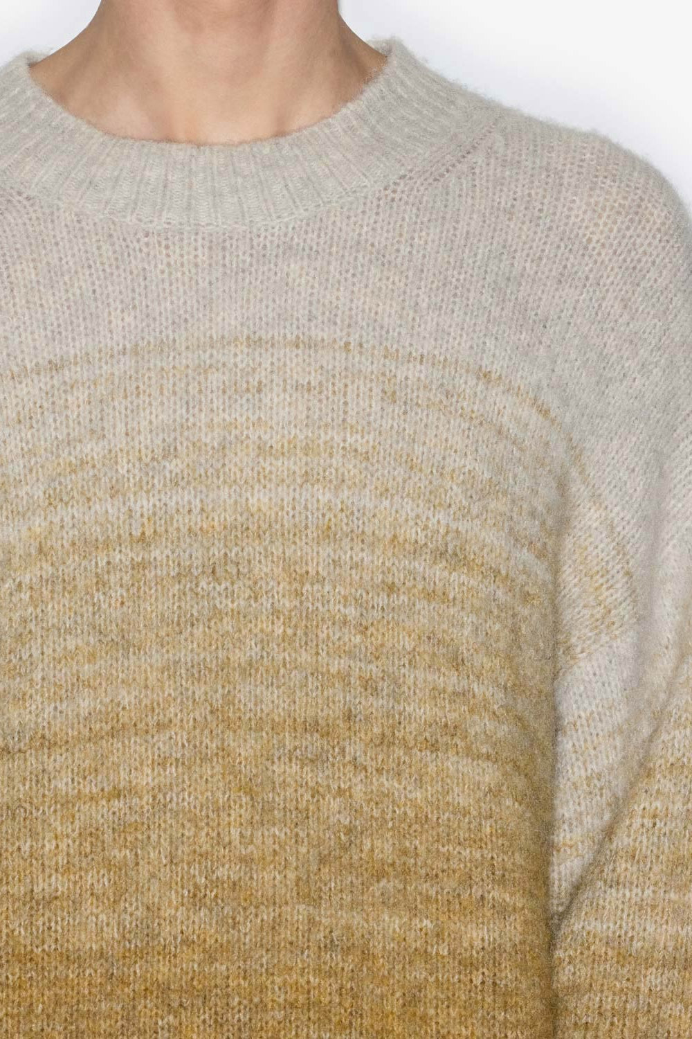 드뤼셀(drussellh) 그라데이션 알파카 니트 스웨터 - Honey - Man - 3