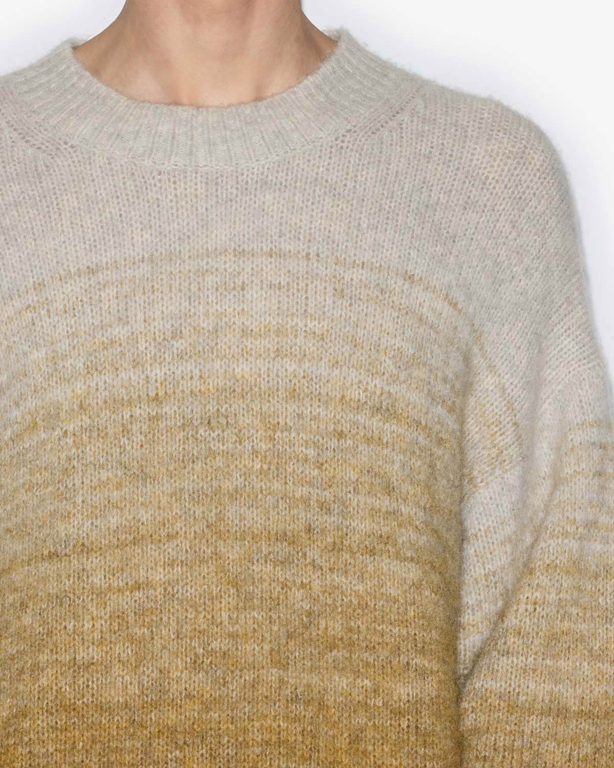 Maglione drussellh in alpaca con dégradé - Honey - Man - 2