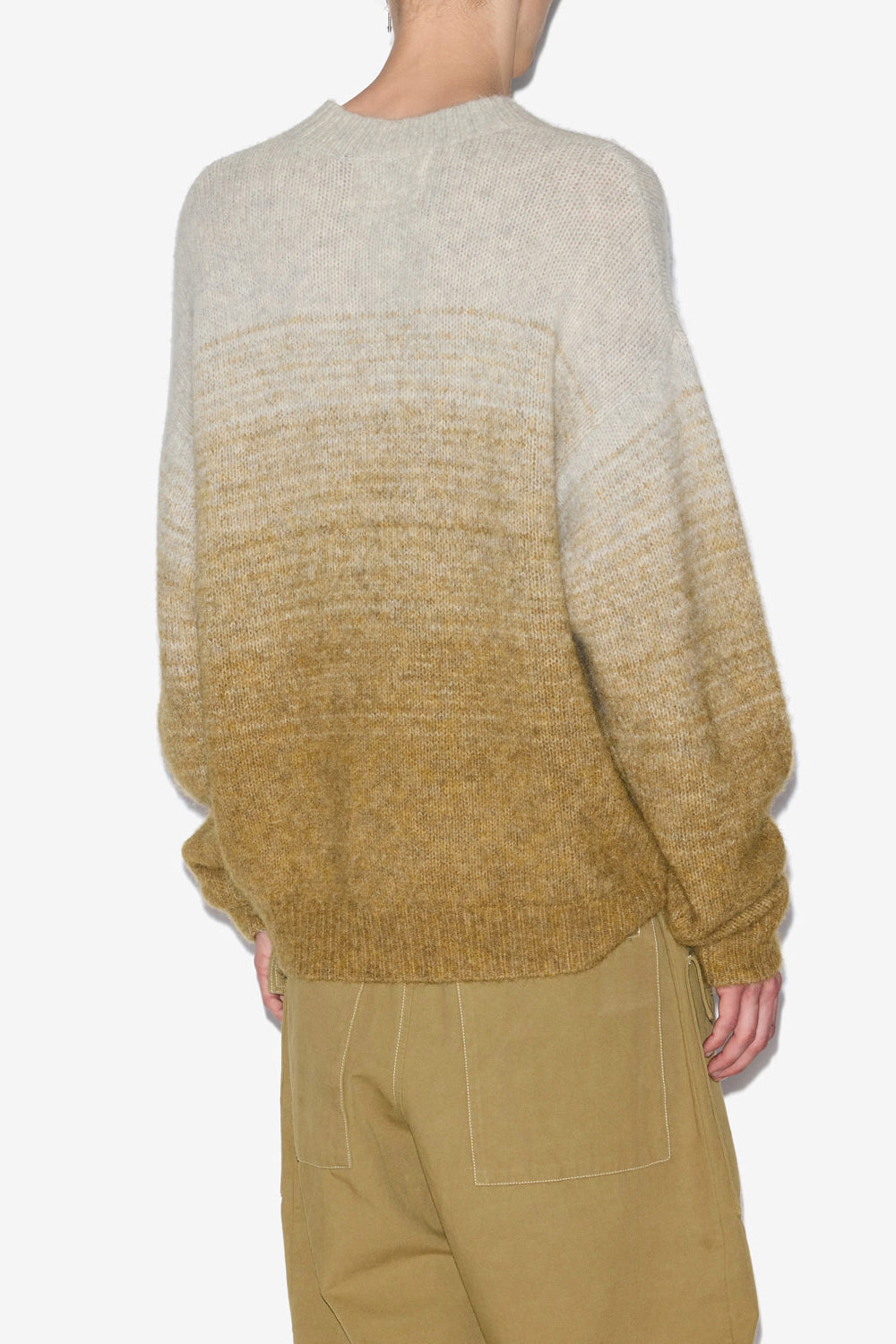 드뤼셀(drussellh) 그라데이션 알파카 니트 스웨터 - Honey - Man - 5