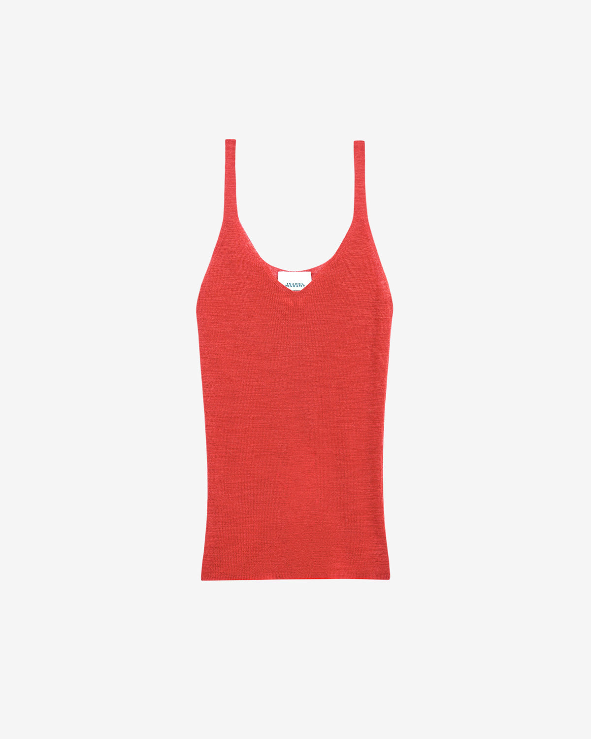Canotta marthe in maglia crêpe sottile - Poppy red - Woman - 5