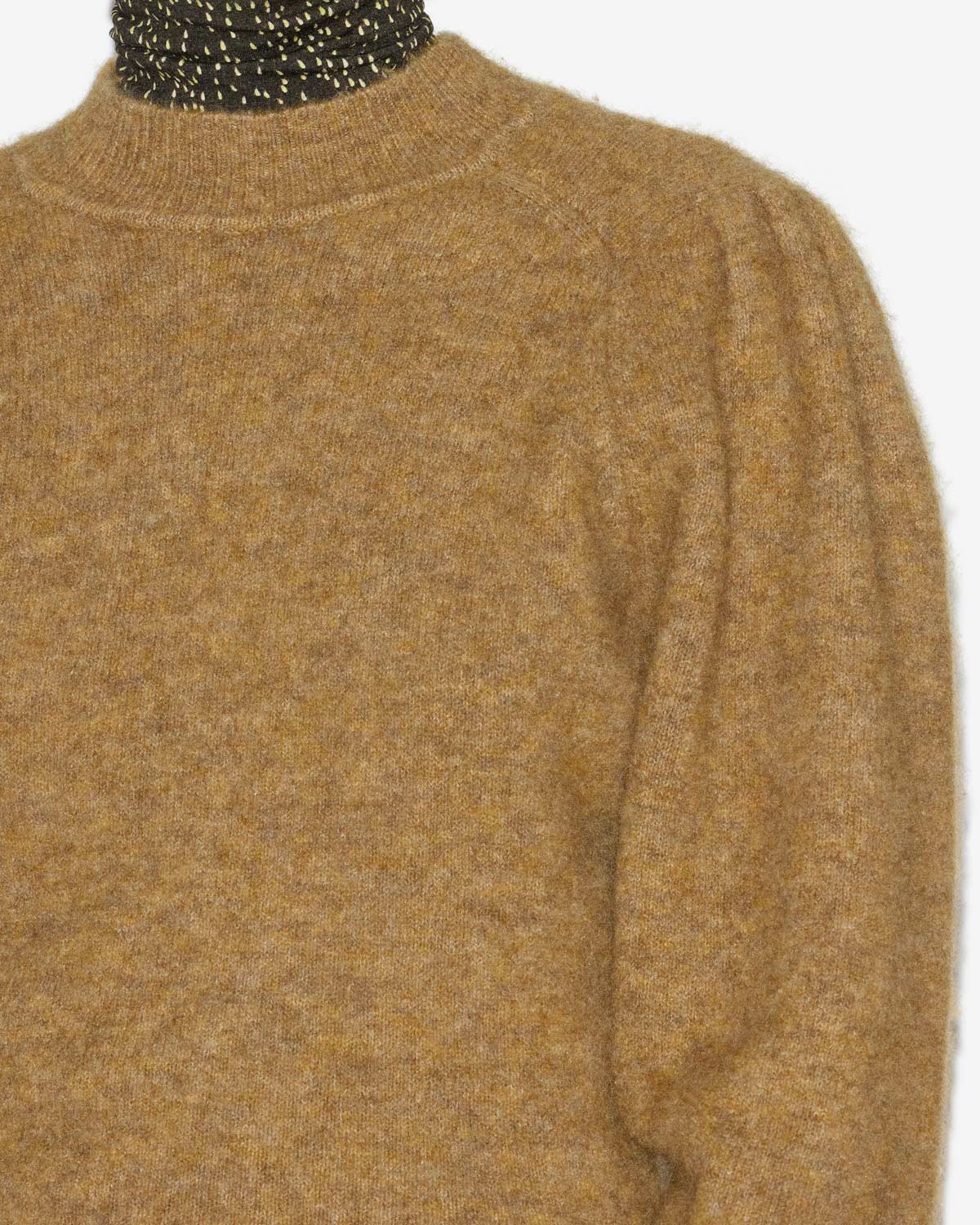 Pull onnie en maille alpaga unie  - Honey - Woman - 2