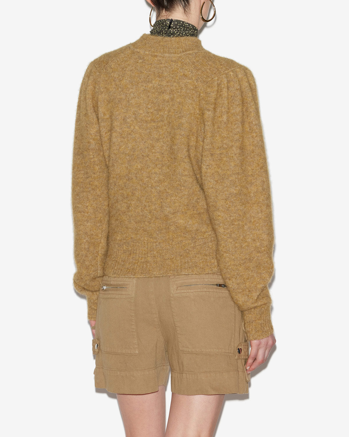 Pull onnie en maille alpaga unie  - Honey - Woman - 4