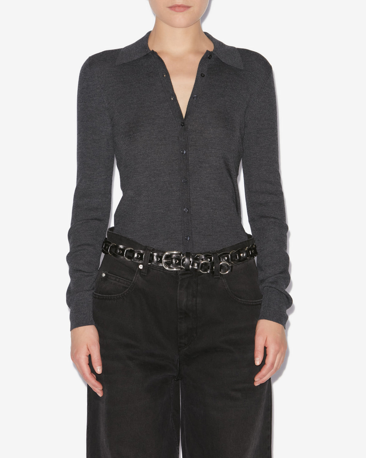 Elvira sweater Woman Anthracite 2