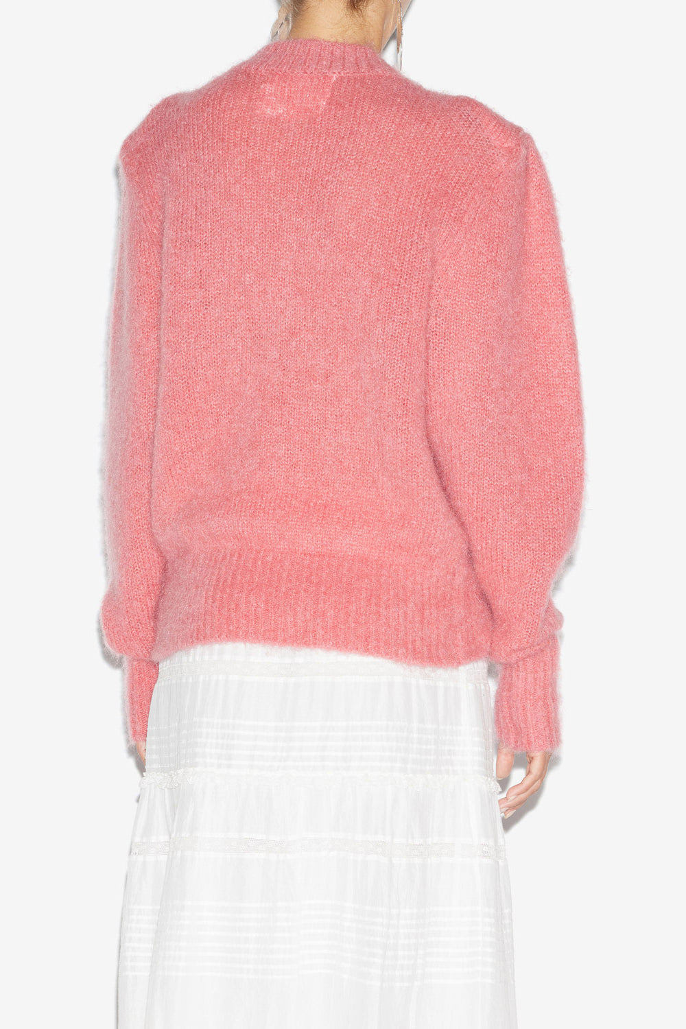 Maglione esmee in mohair tinta unita - Coral - Woman - 5