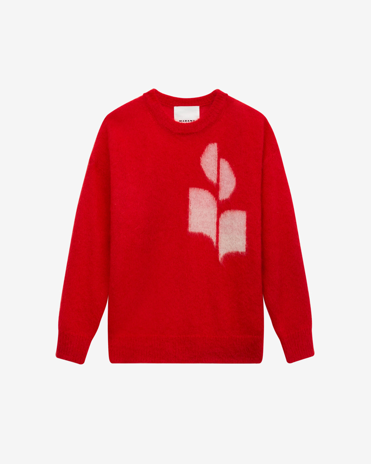Jersey drany de mohair con logotipo - Rojo - Man - 5