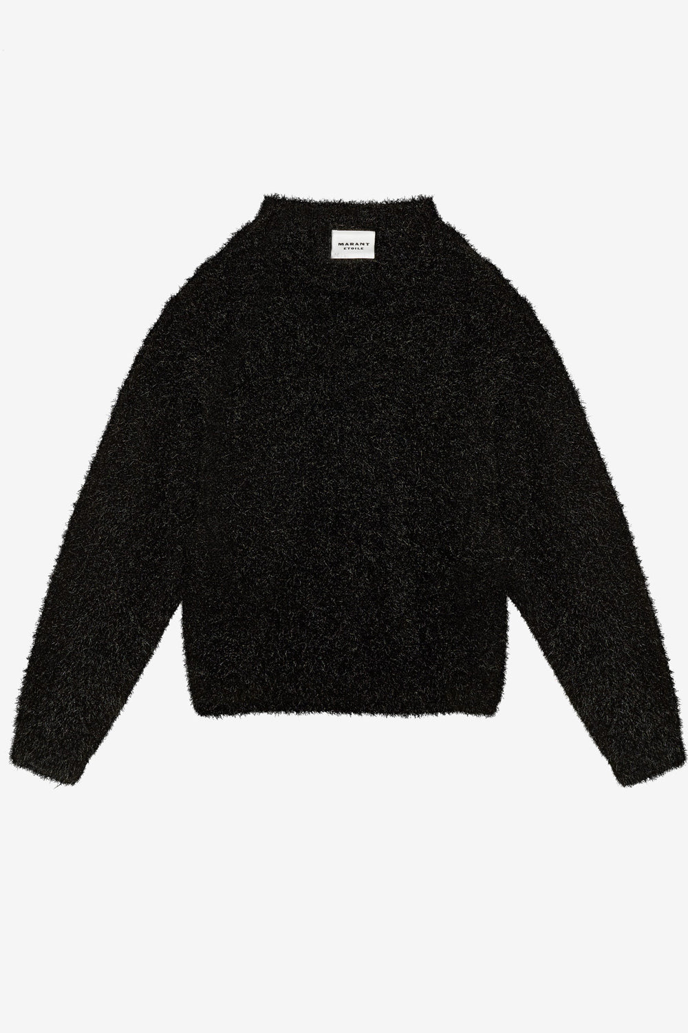 Sayers loose-fitting sweater in textured knit - Black - Woman - 1