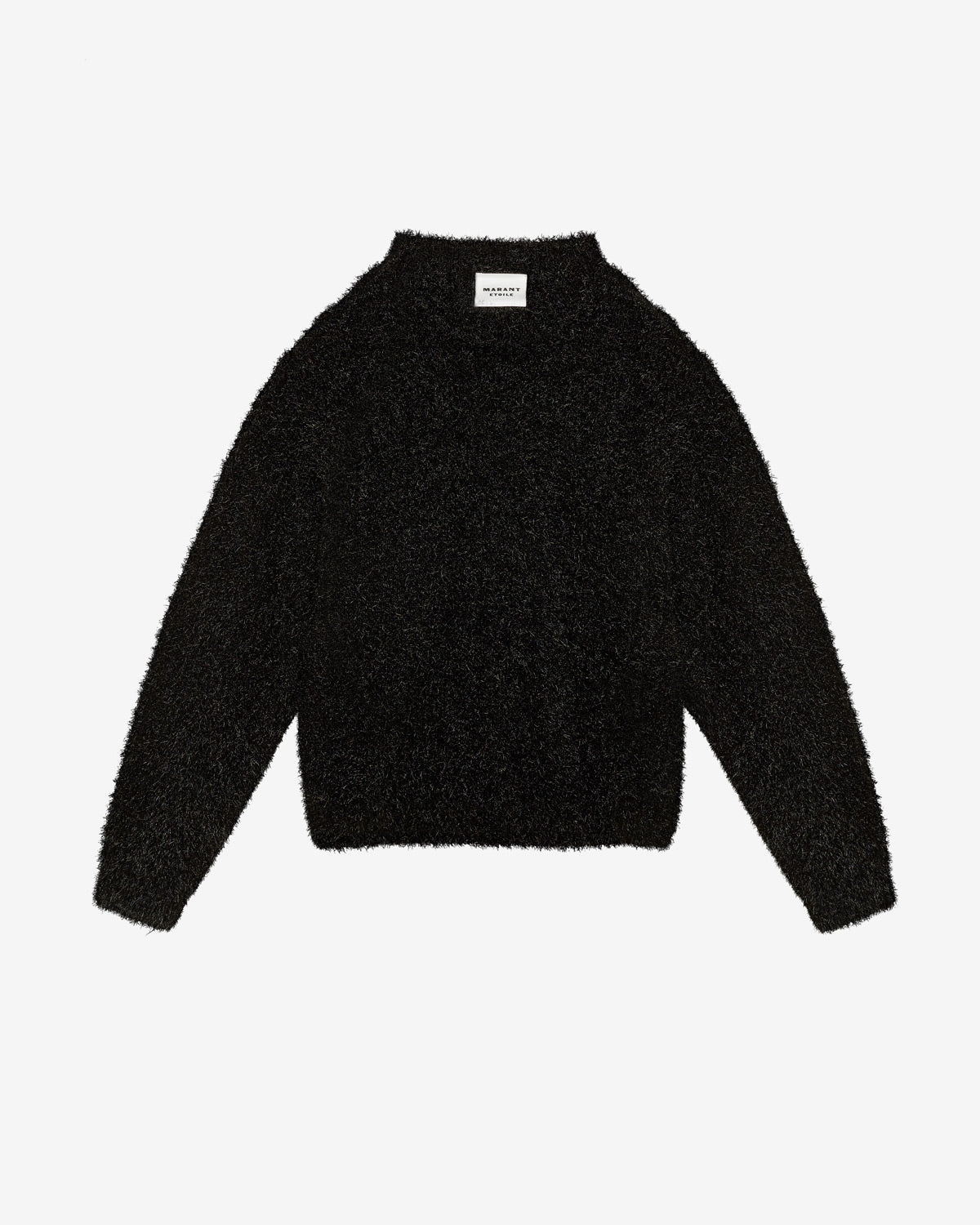 Sayers loose-fitting sweater in textured knit - Black - Woman - 5