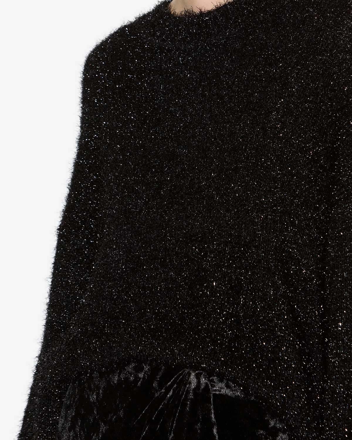 Sayers loose-fitting sweater in textured knit - Black - Woman - 2