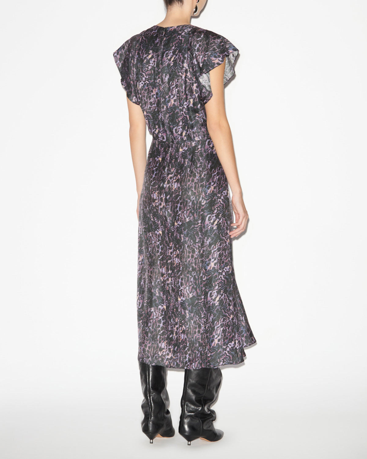 린지(lyndsay) 드레스 Woman Dark plum 3