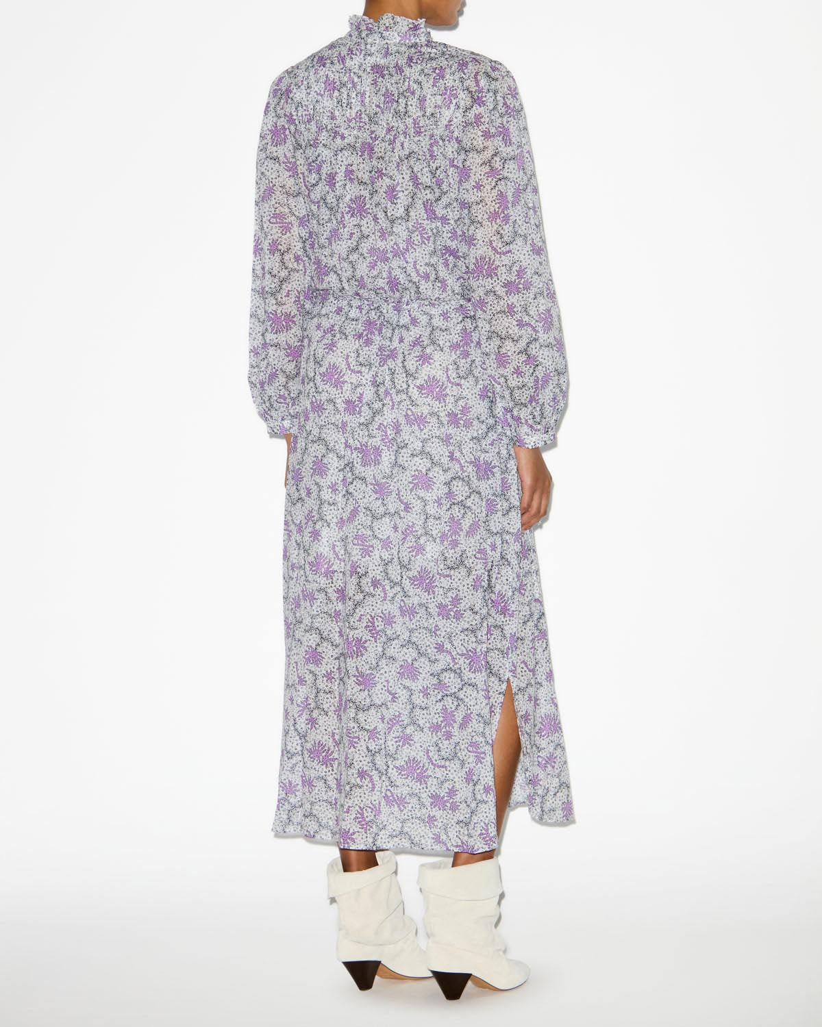 달리다(dalida) 드레스 Woman Ecru-lilac 3