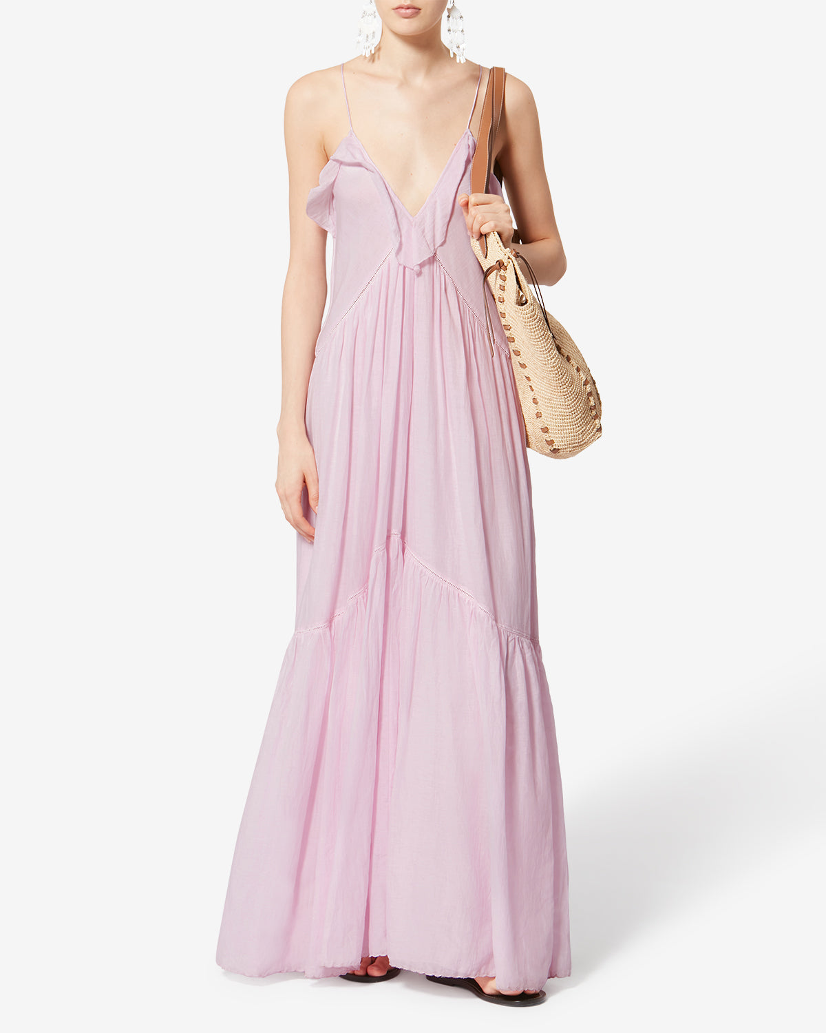 ISABEL MARANT BOW TIE LOAFFER【ピンクの猫】 VASMA DRESS Woman light pink | ISABEL MARANT Official online store