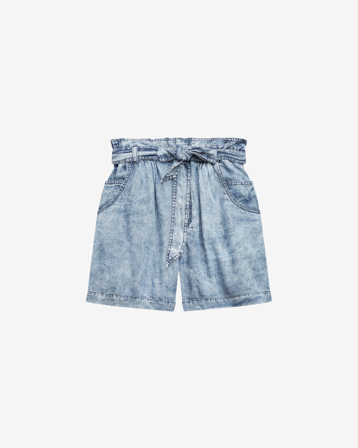 Pierine short chambray shorts - Blue - Woman - 1
