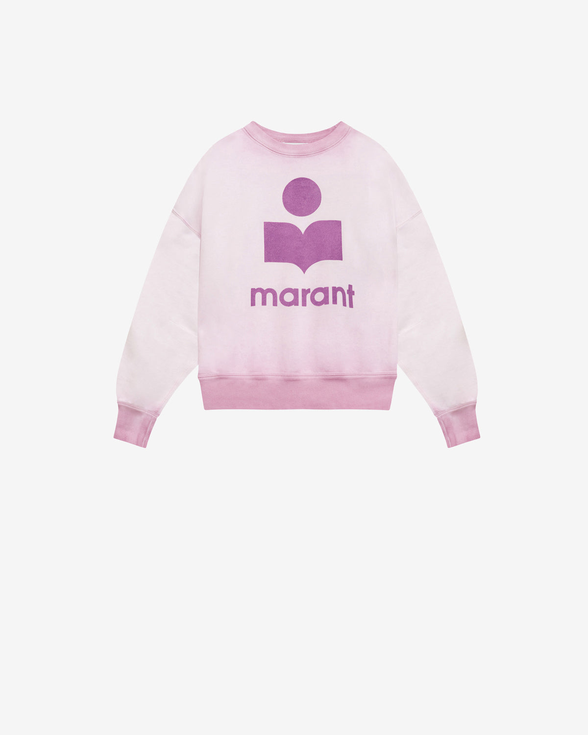 Mobyli ロゴ ウォッシュ加工コットン スウェットシャツ - Lilac - Woman - 5