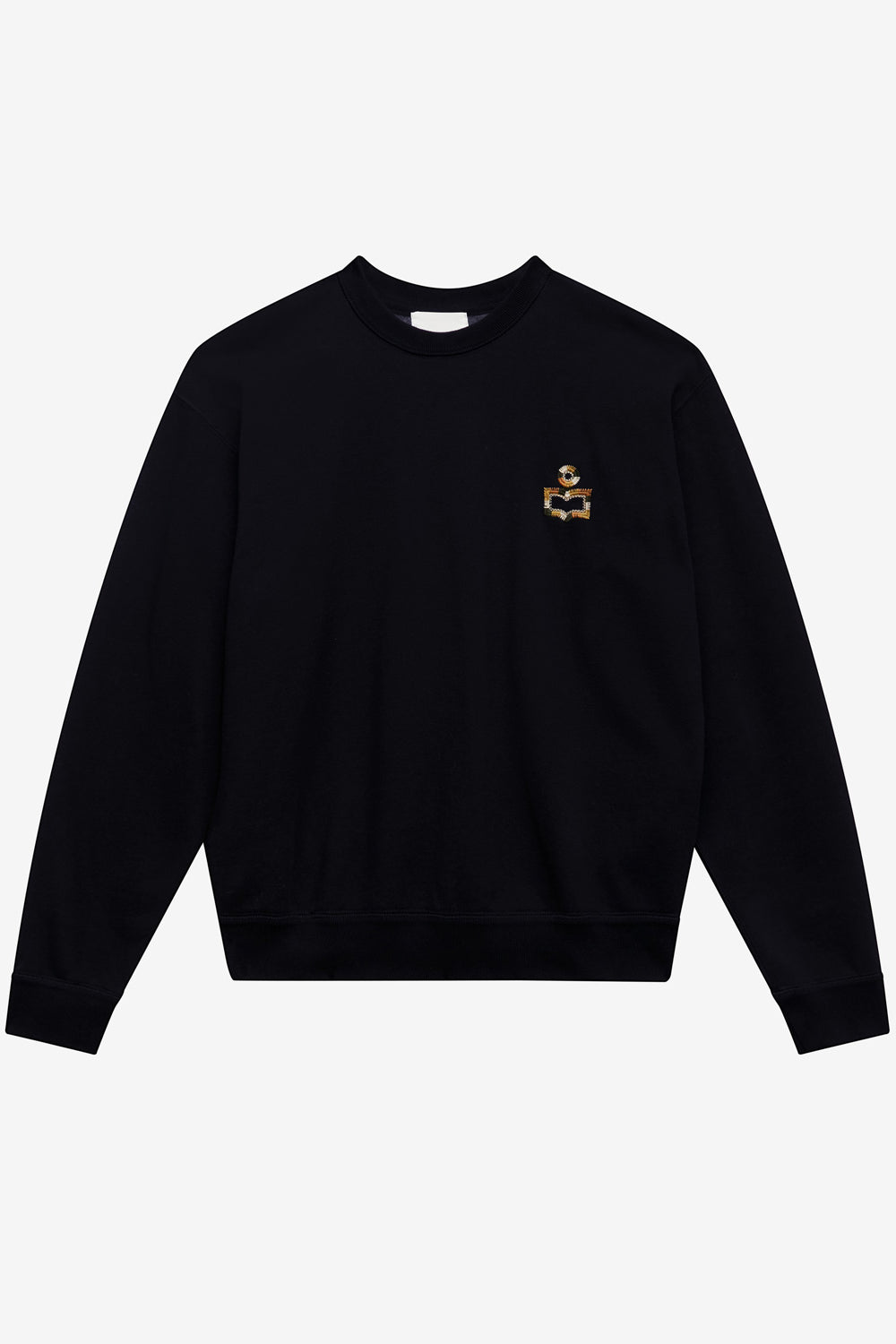 Sudadera mikoe de algodón con bordado - Negro lavado - Man - 1