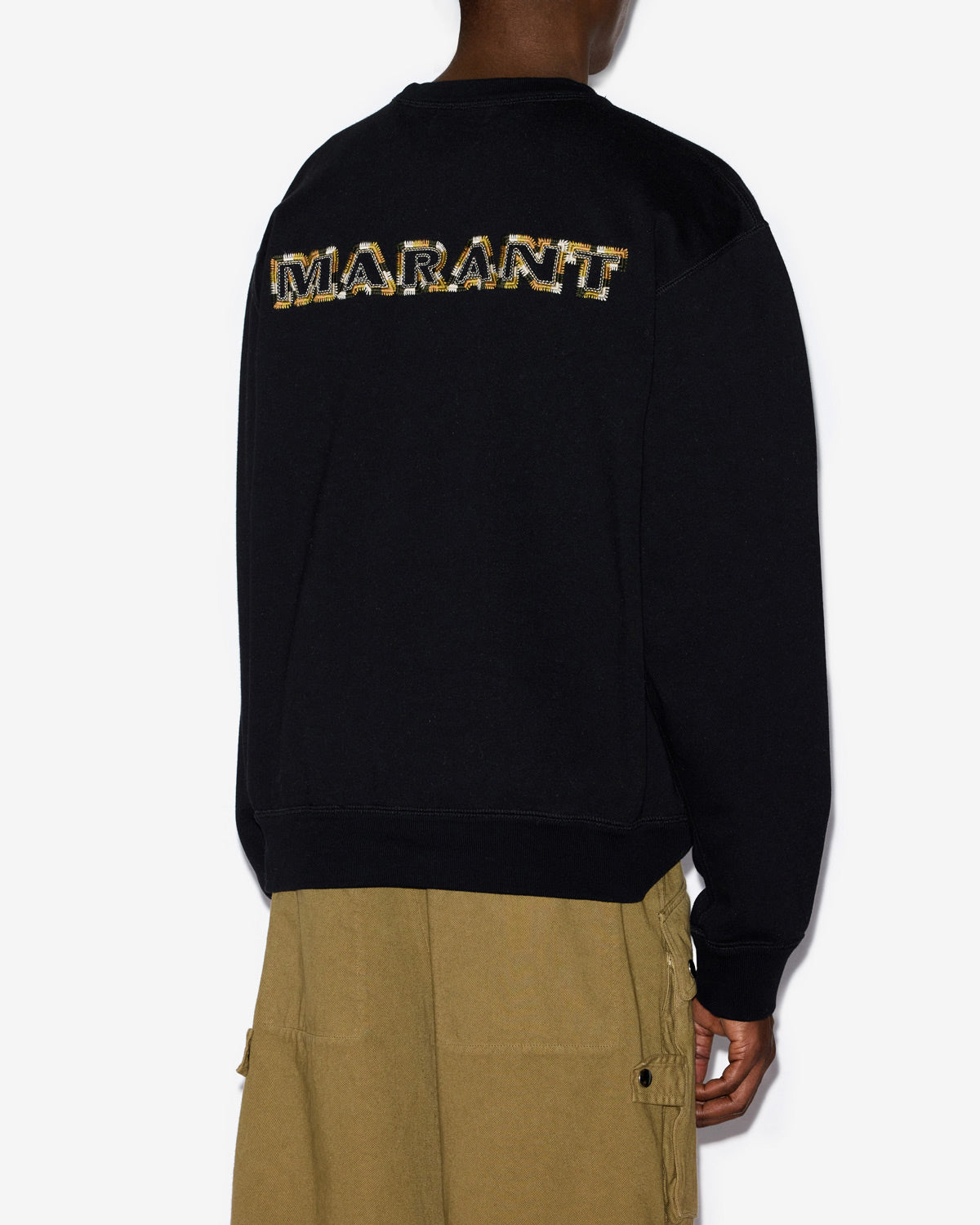 Sudadera mikoe de algodón con bordado - Negro lavado - Man - 4