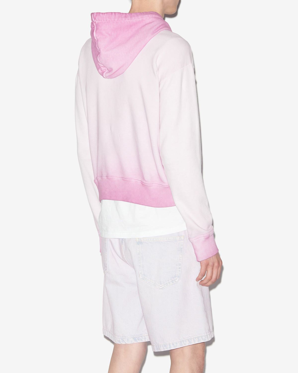 Sudadera mawy extragrande de algodón lavado - Lilac - Man - 4