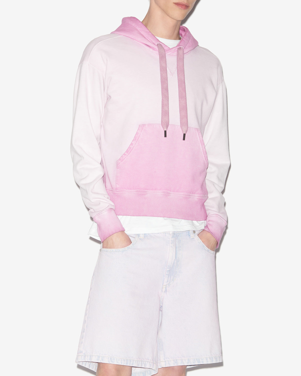 Sudadera mawy extragrande de algodón lavado - Lilac - Man - 3