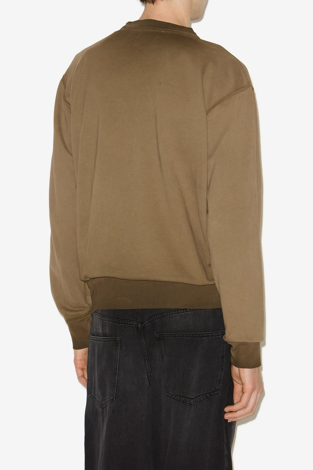 Sudadera de algodón desgastado mikolo - Caqui - Man - 5