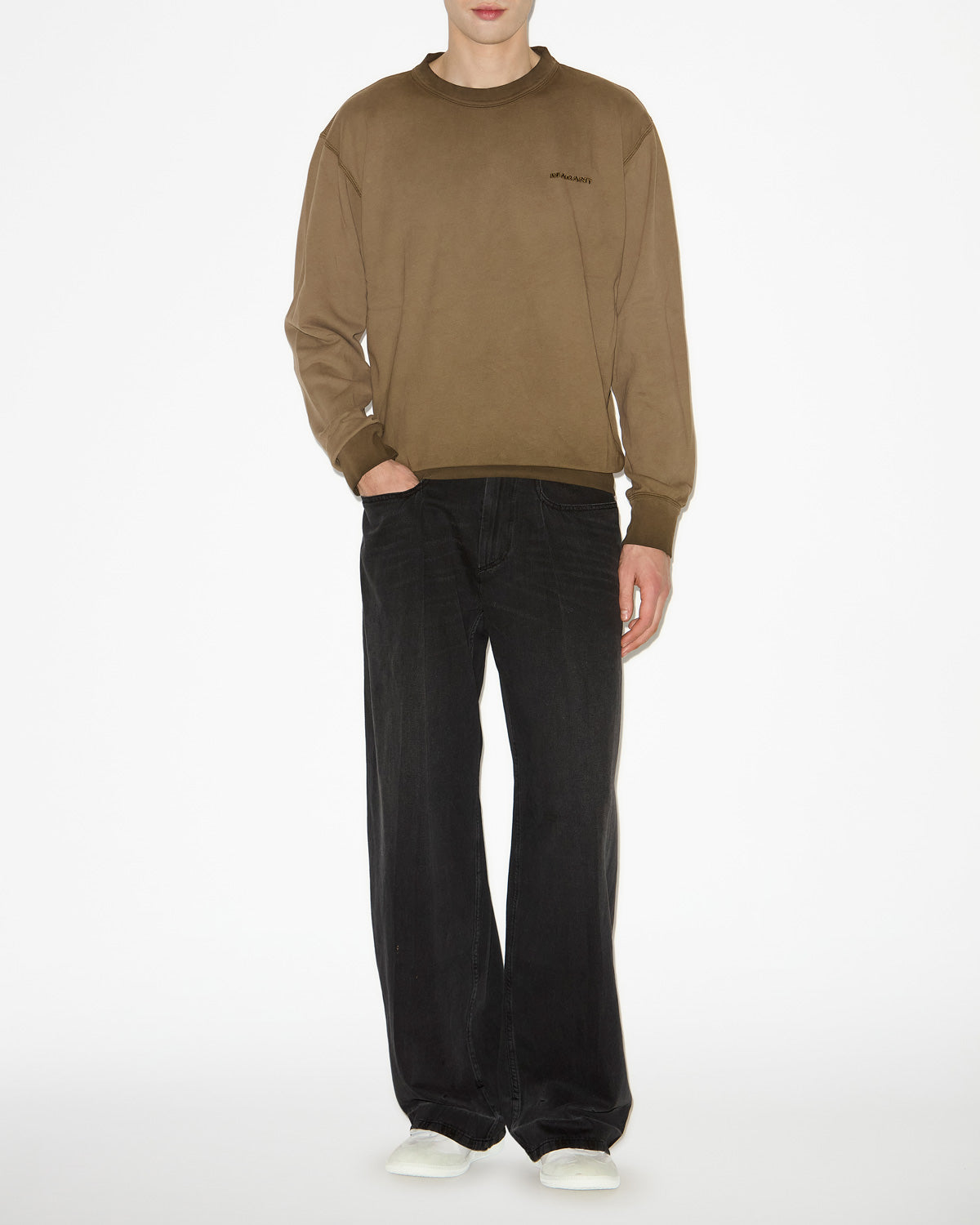 Mikolo sweatshirt Man Khaki 4