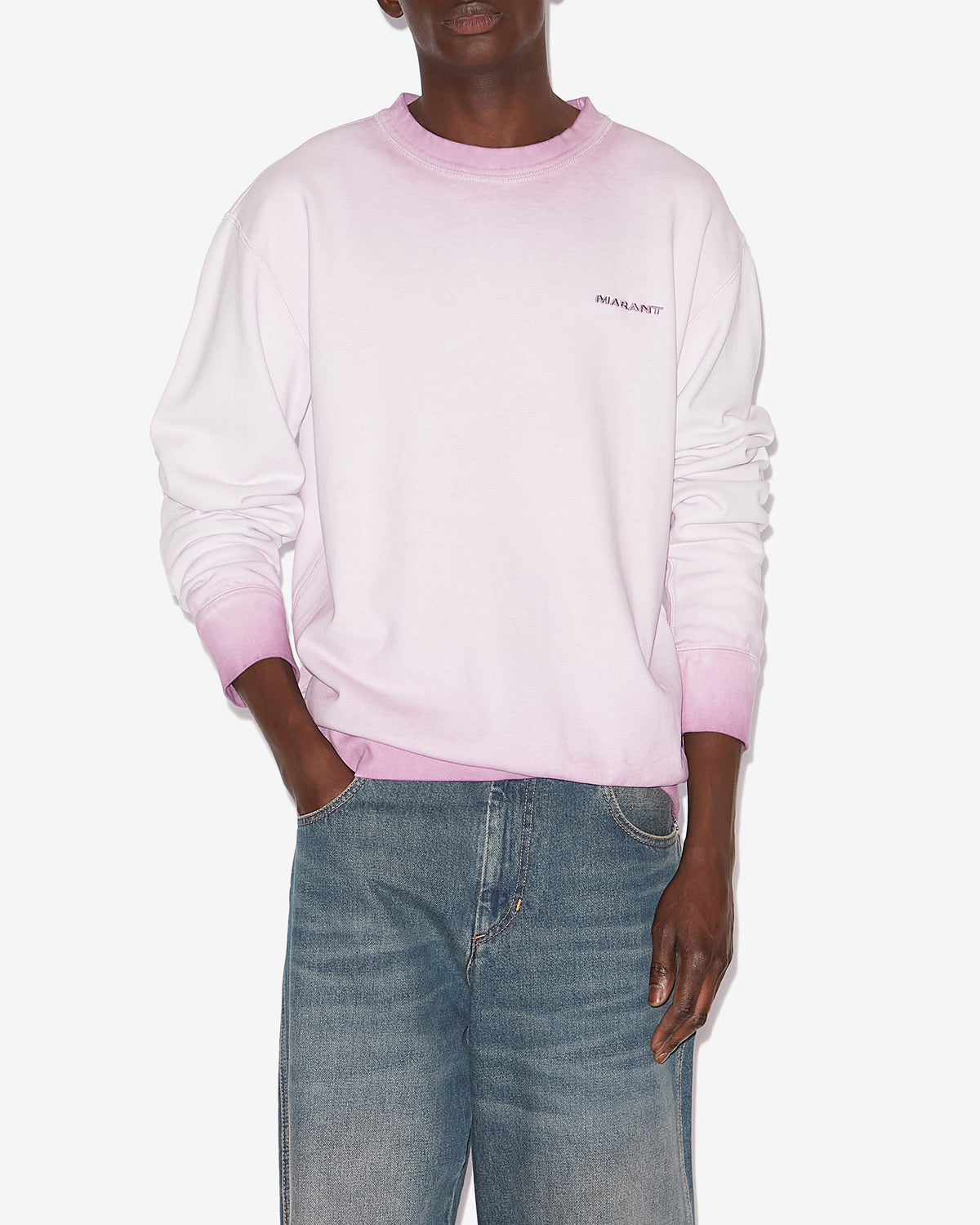 Sudadera mikolo con logotipo Man Lilac 4