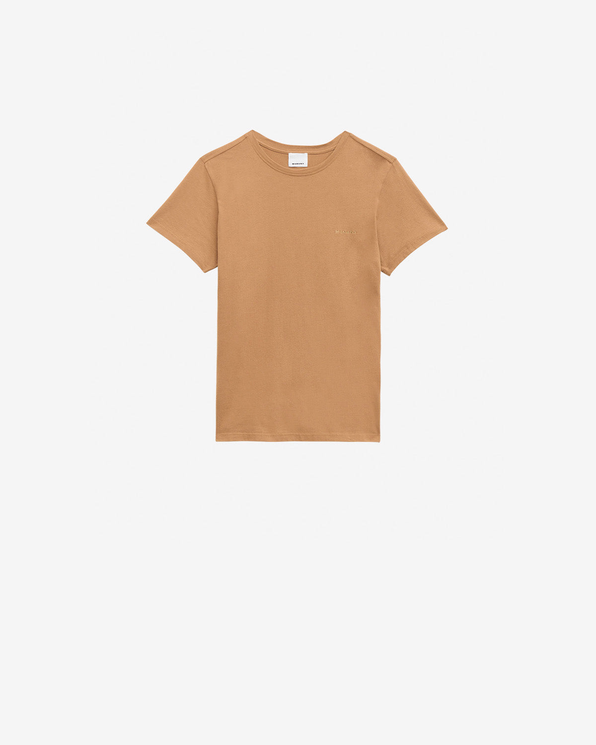 Zafferh short-sleeve plain-colored cotton t-shirt - Camel - Man - 5