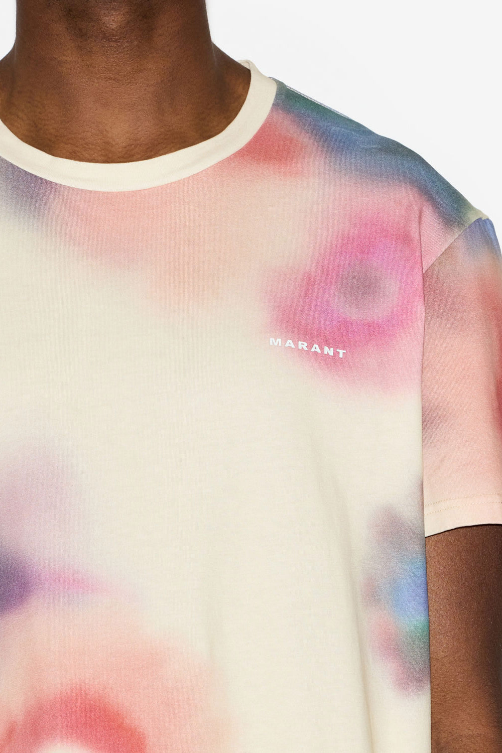 Camiseta de manga corta de algodón estampada honore - Crudo - Man - 3