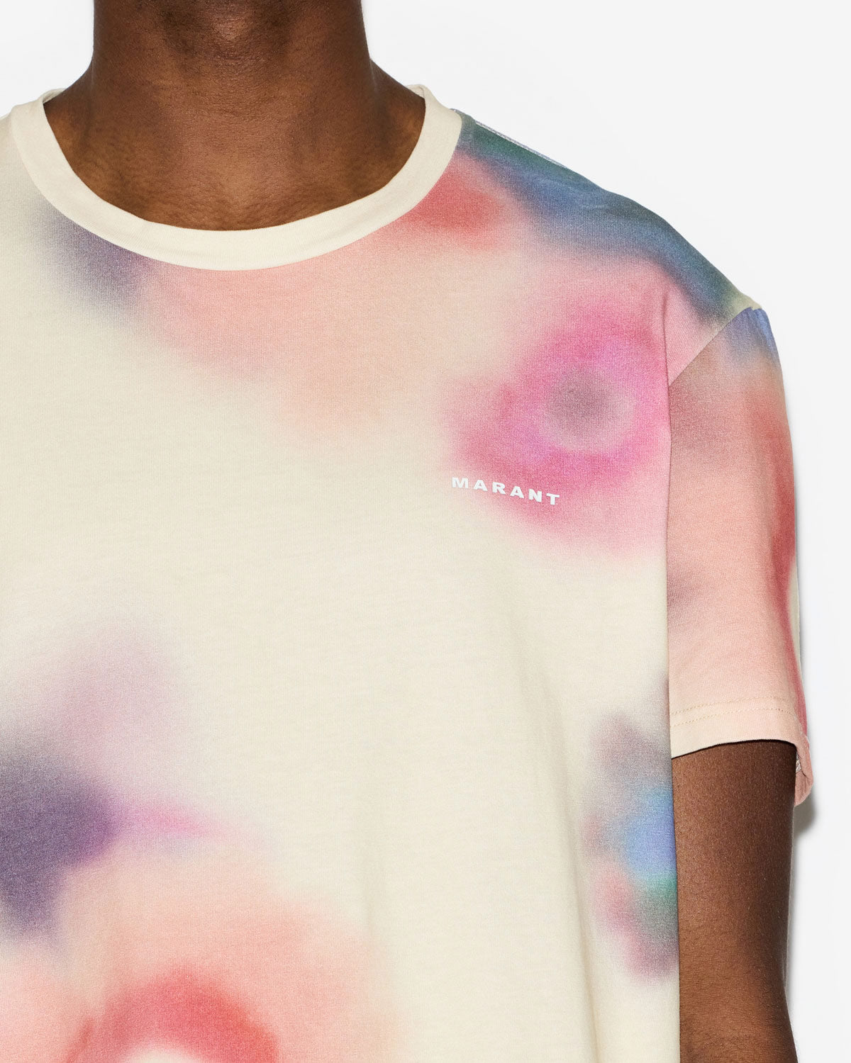 Camiseta de manga corta de algodón estampada honore - Crudo - Man - 2