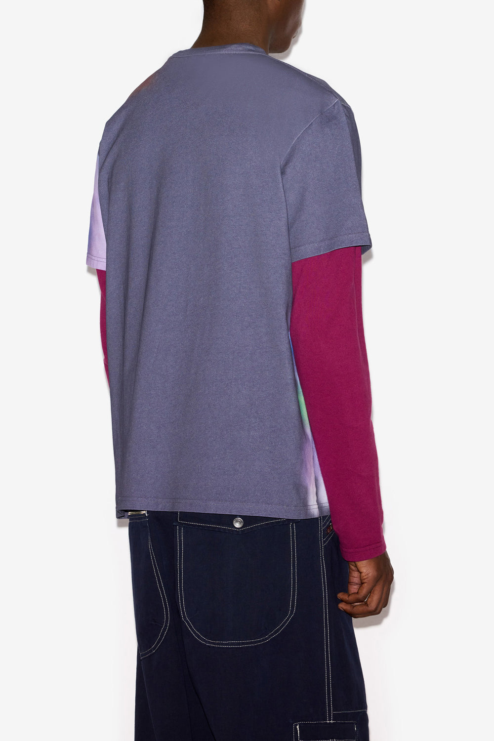 Camiseta de manga corta de algodón estampada honore - Faded night - Man - 5