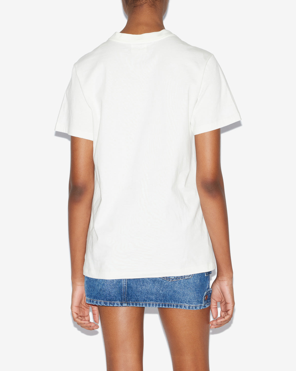 T-shirt imprimé en coton zoeline - Blanc - Woman - 4