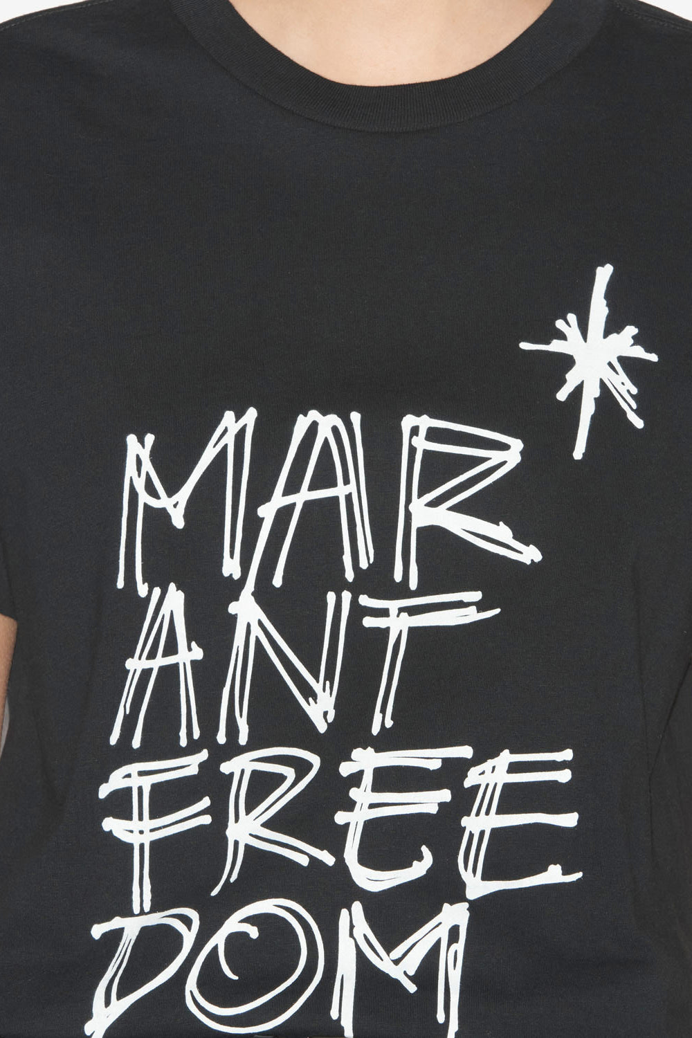 T-shirt imprimé en coton zoeline - Noir - Woman - 3