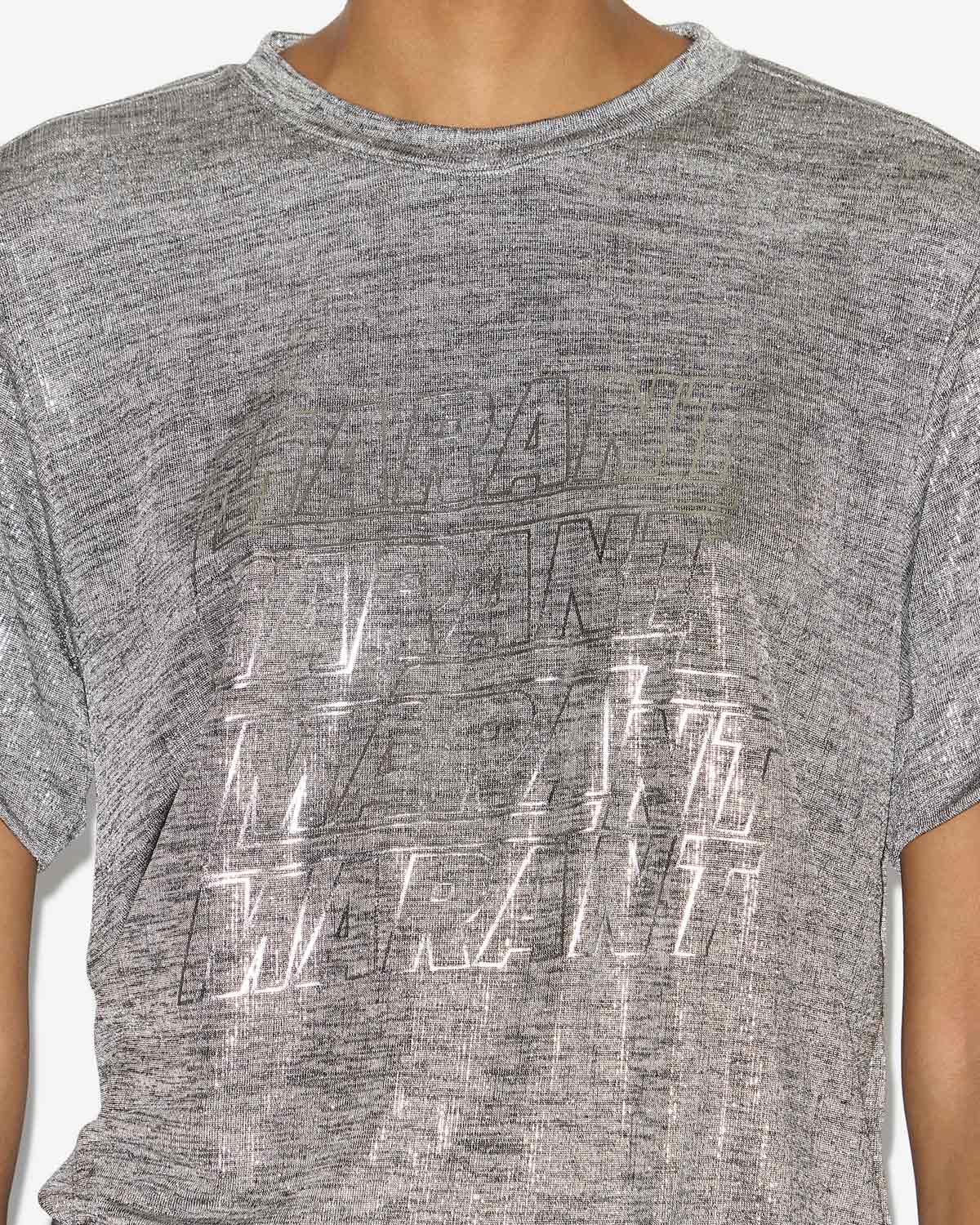 Zoeline tシャツ Woman Gray-silver 2