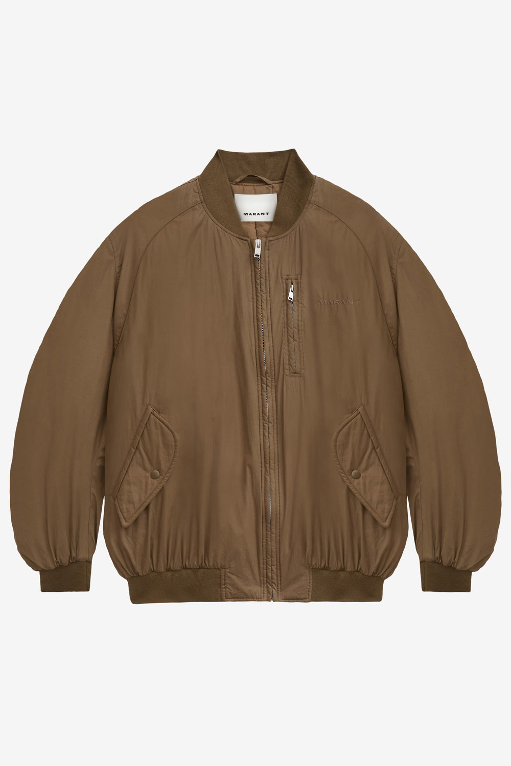 Cazadora bomber de mezcla de algodón lisa bakya - Caqui - Man - 1