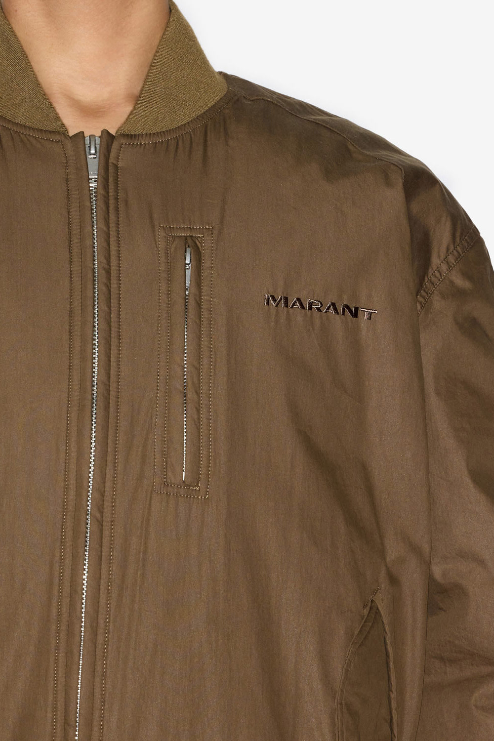 Cazadora bomber de mezcla de algodón lisa bakya - Caqui - Man - 3