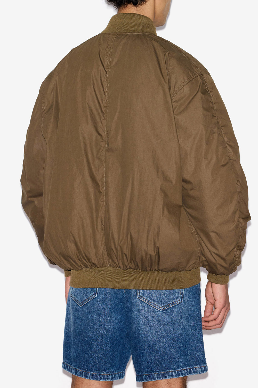 Cazadora bomber de mezcla de algodón lisa bakya - Caqui - Man - 5