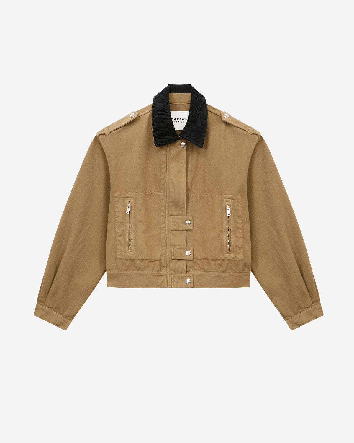 Julie jacket Woman khaki | ISABEL MARANT Official online store