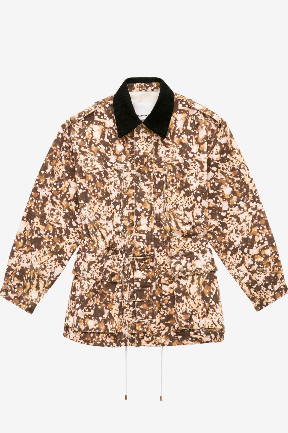 Veste workwear en denim imprimé eloan - Kaki - Man - 1