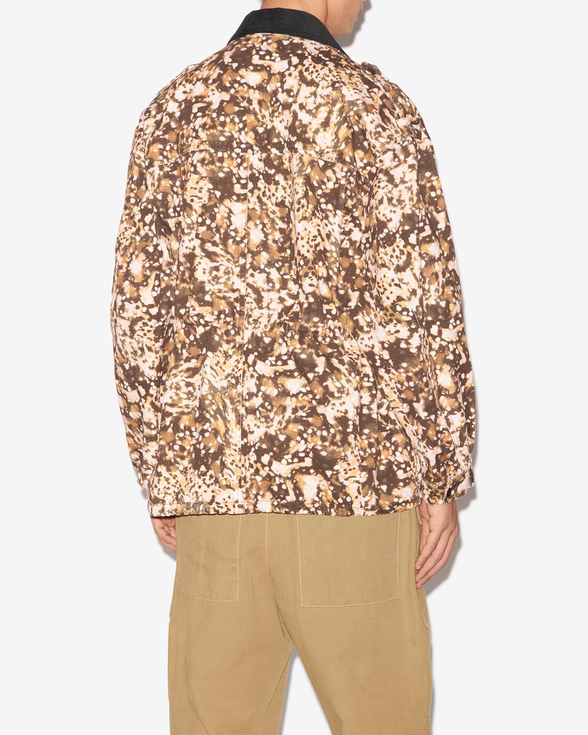 Veste workwear en denim imprimé eloan - Kaki - Man - 4