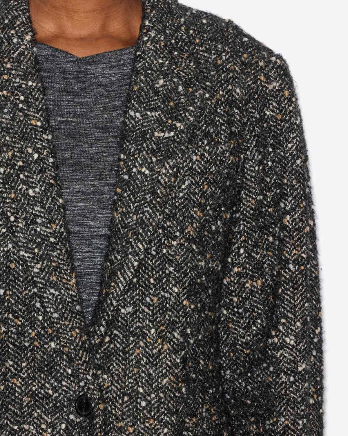 Hayden flecked wool blend suit jacket - Black - Woman - 2