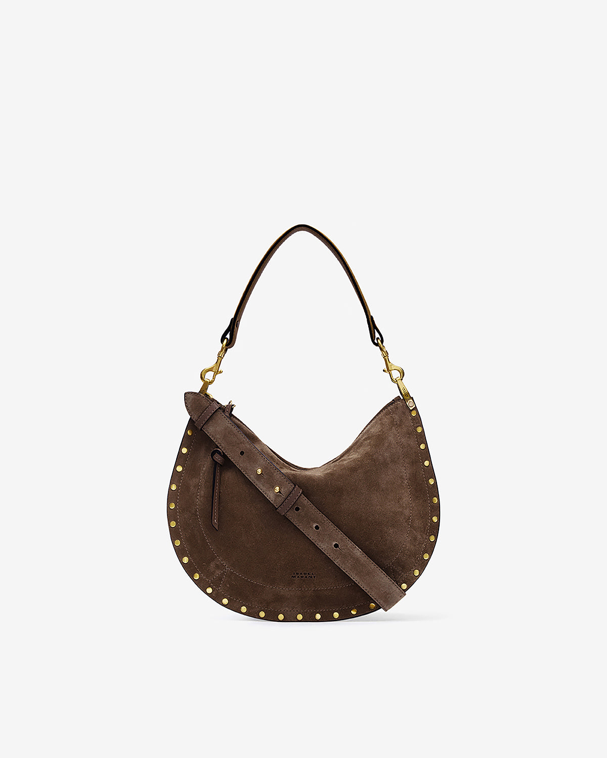 OSKAN SOFT ZIP SHOULDER BAG Woman dark midnight | ISABEL MARANT