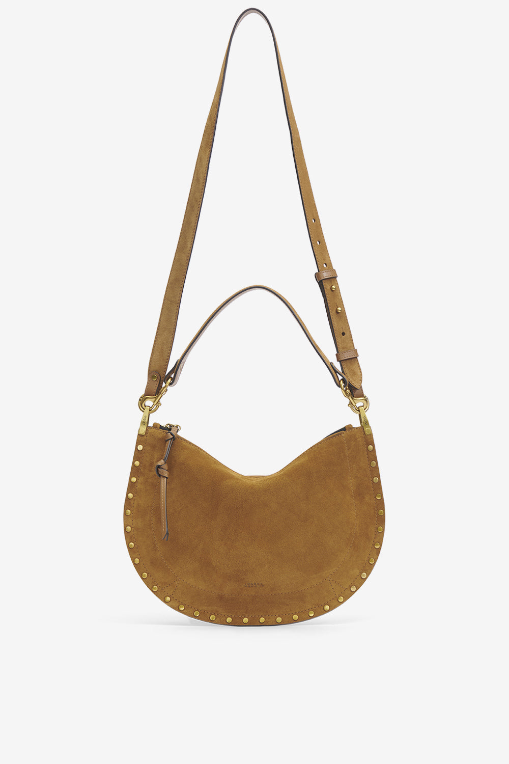 Oskan soft zip 스웨이드 송아지 가죽 백 - Cognac - Woman - 6