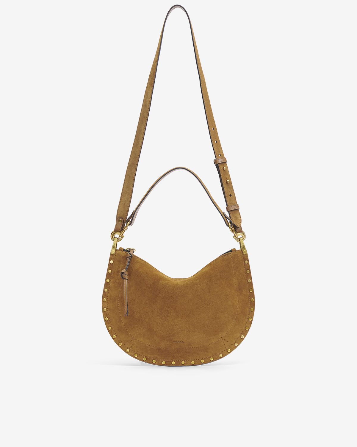 Oskan soft zip 스웨이드 송아지 가죽 백 - Cognac - Woman - 6