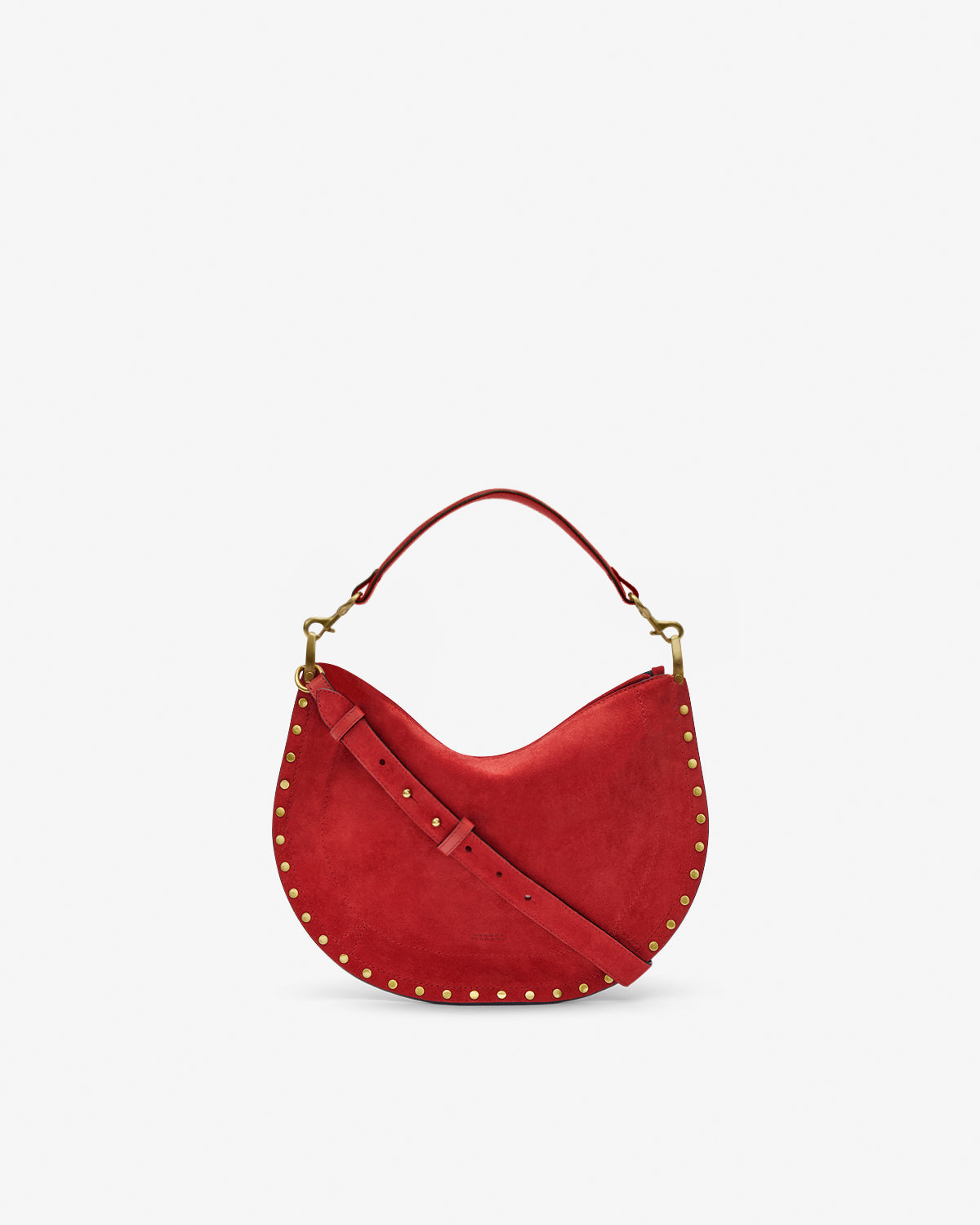Borsa oskan soft zip in pelle scamosciata - Scarlet red - Woman - 1